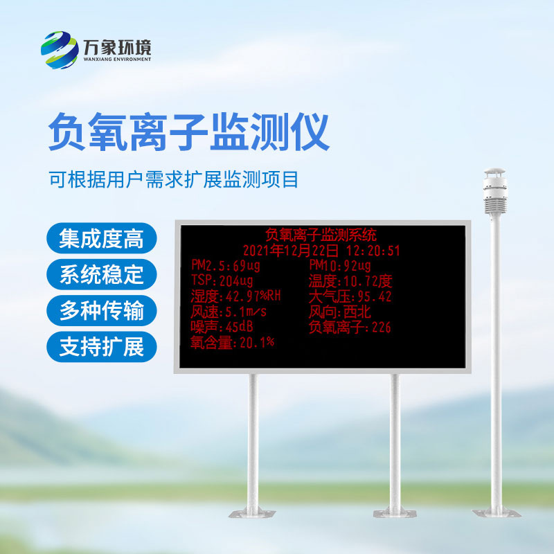 大氣負氧離子自動監(jiān)測系統